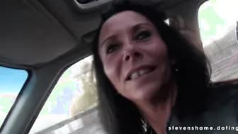 OUTDOOR FUCKED: German mom LadyParis StevenShame.dating