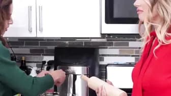 Stepsiblings Secretly Watch Step-Mom's Threesome With Two Hot MILFs