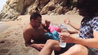 VIP SEX VAULT - Portugese Hottie Noe Milk Pounded By The Beach Into Her Tight Hole