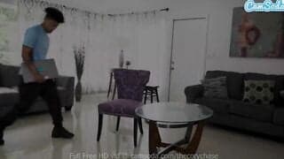 Long Tit milf has her StepSon cum into her lingerie
