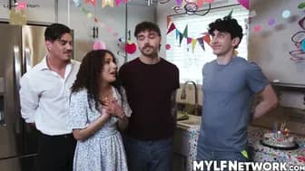 "Anal Birthday Gift - Step-Mother's Ass Fucked By Her New Boyfriend"