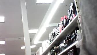 Man Shopping Wearing Short Shorts