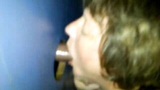 Brenan Slutwife Pleases goes to glory hole wf