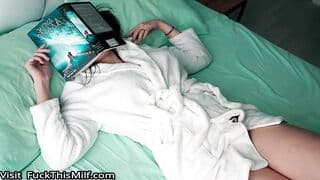 i'm your step mom! don't cum inside! step son found blindfolded stepmom