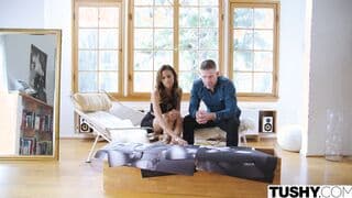 TUSHY Chaturbate Kylie has insane anal with her photographer